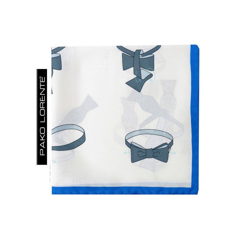 Hodvábna vreckovka viazanie motýlika Pako lorente