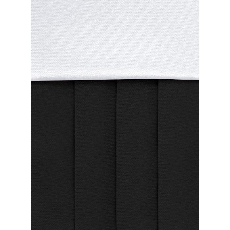 Čierny smokingový pás s motýlikom a vreckovkou