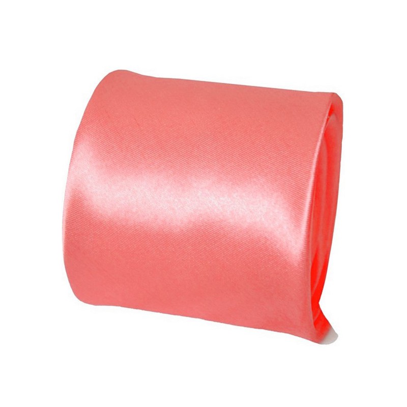 Kravata korálová jednofarebná 