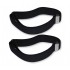 Elastické pásky na rukávy čierne