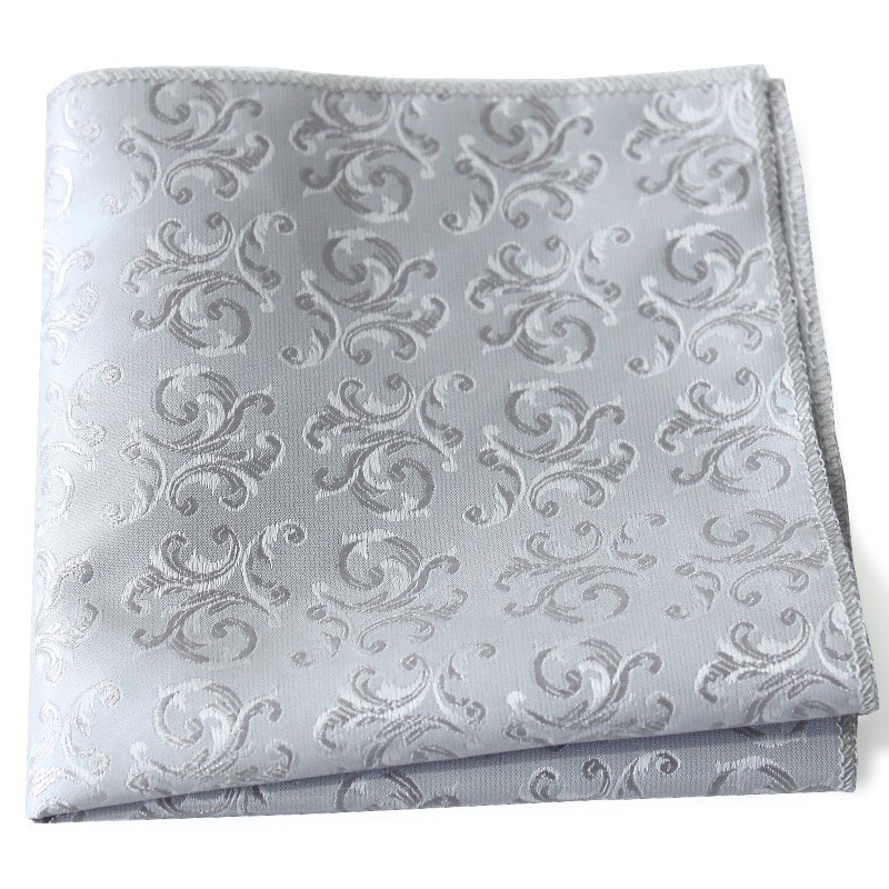 sivá svadobná vreckovka