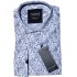 Vzorovaná košeľa biela s modrým vzorom paisley EgoMan