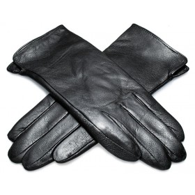 Pánske kožené rukavice s kožušinovou podšívkou 