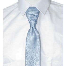 francuzska kravata svetlomodra