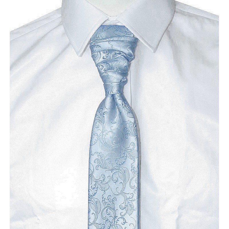 francuzska kravata svetlomodra