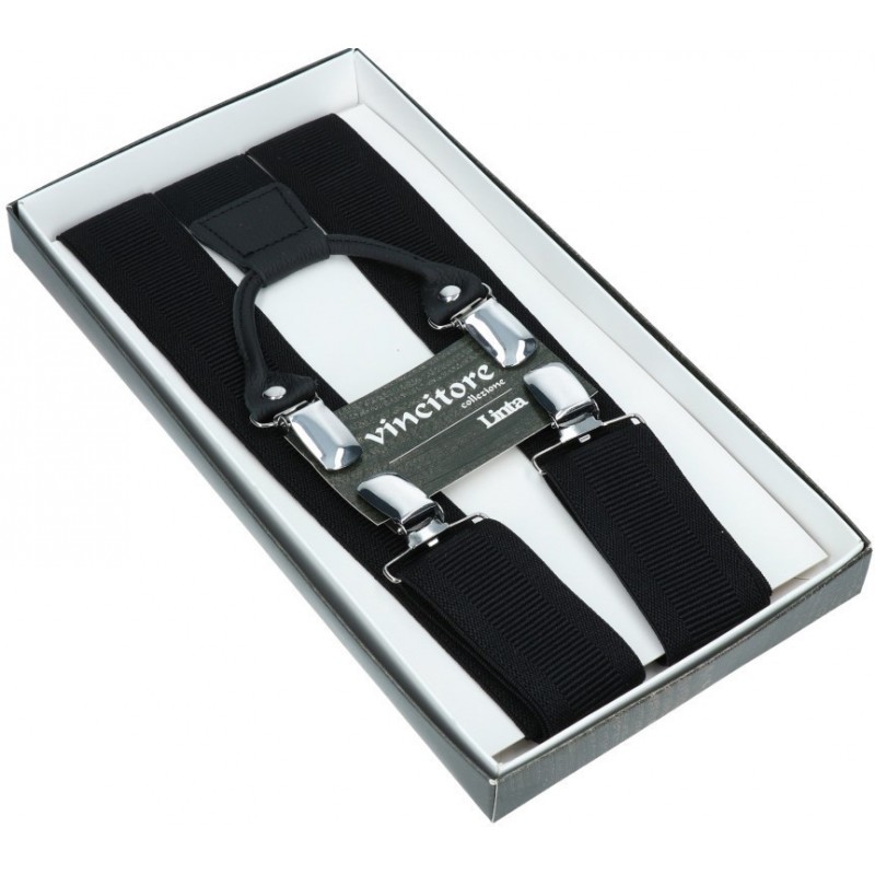 Čierne traky do obleku