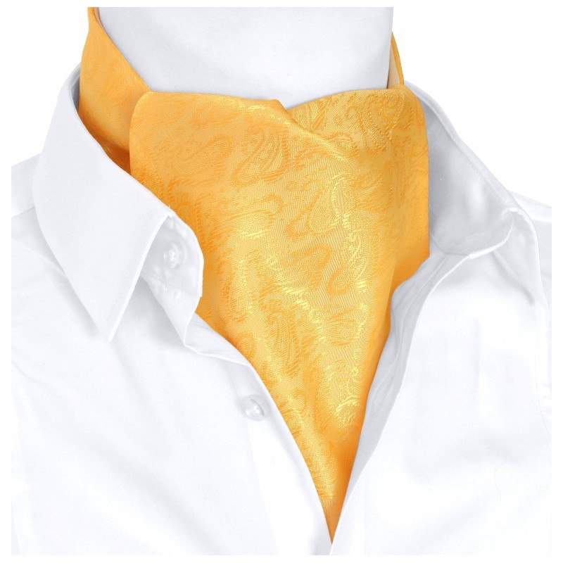 Žltý askot paisley