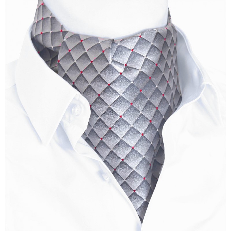 Grafitovo-sivý askot štvorčekovaný