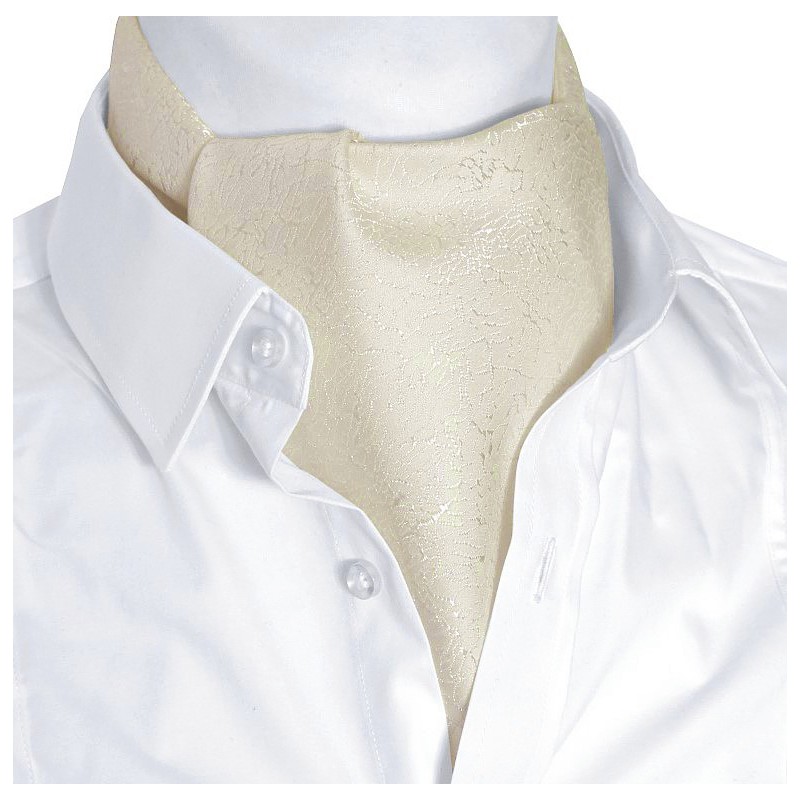 Askot smotanový s lesklým vzorom