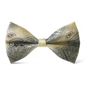 Detský motýlik žltý paisley BWT