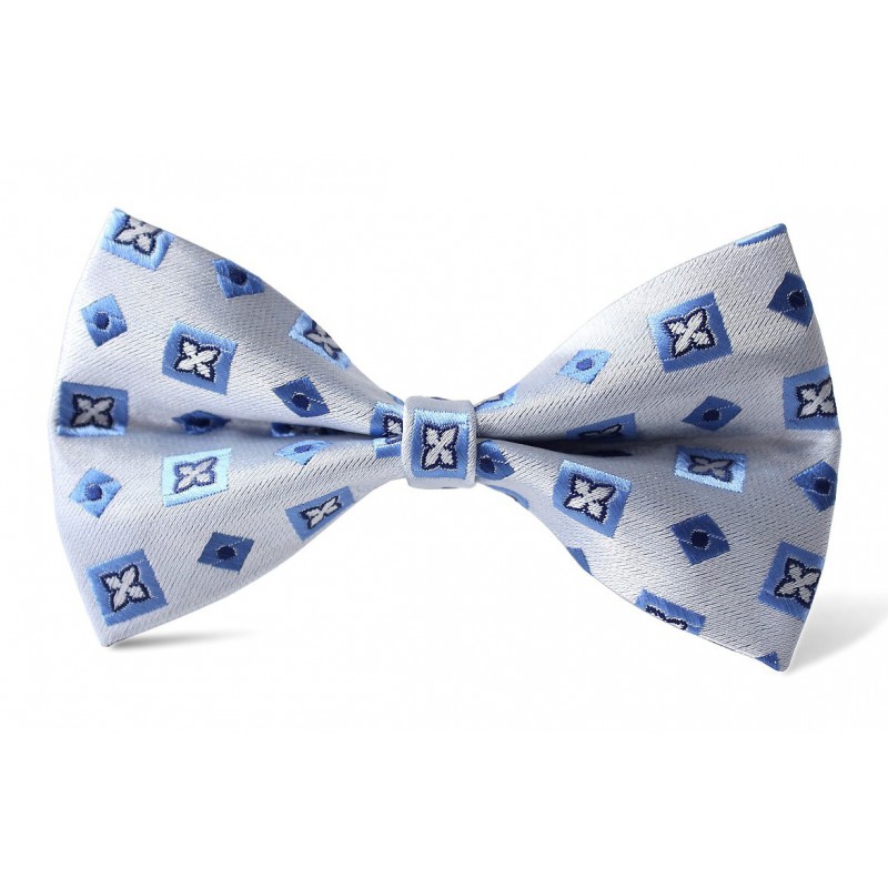 Detský motýlik svetlomodrý so vzorom BWT