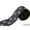 kravata žlto-modrá