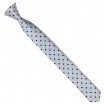 Detská kravata bodkovaná biela