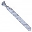 Detská kravata sivá štruktúrovaná