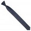 Detská kravata čierna bodkovaná