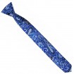 Detská kravata parížska modrá paisley