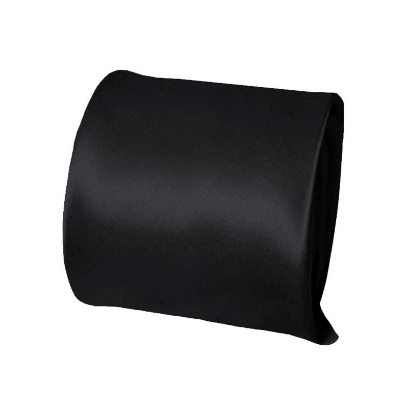 Čierna kravata hladká