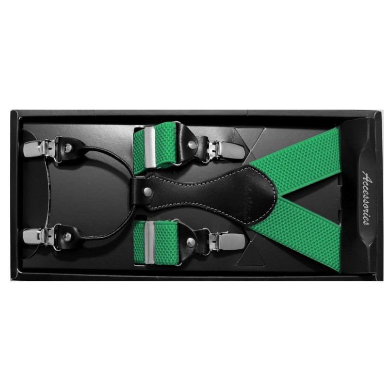 Zelené traky elegantné