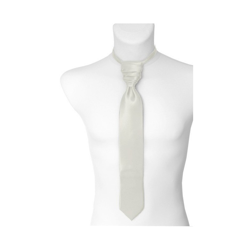 Francúzska kravata ivory