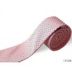 marhuľová kravata vzorovaná