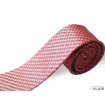 korálová kravata vzorovaná