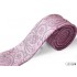 ružová kravata paisley