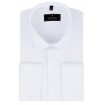 Luxusná biela košeľa na manžetové gombíky slim fit Victorio