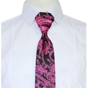 francúzska kravata cyklámenová