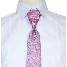 francúzska kravata ružová