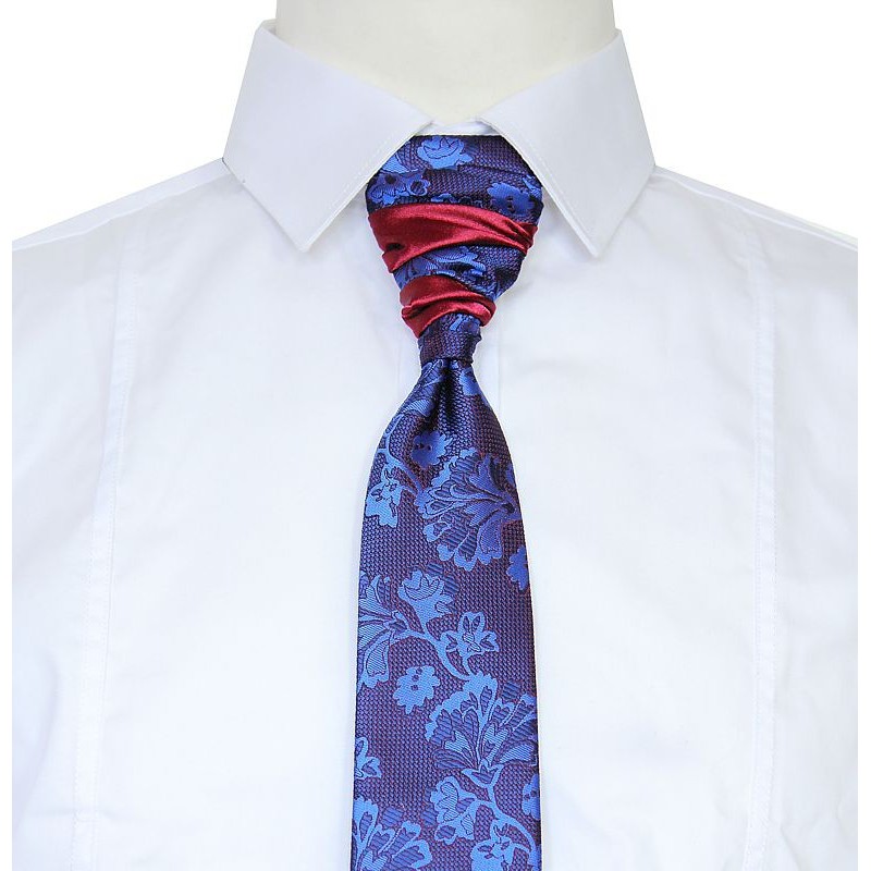francúzska kravata kvetovaná