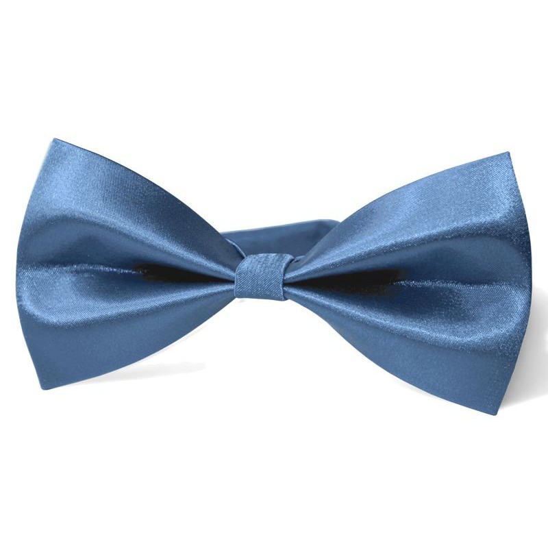 Jeansový modrý motýlik 