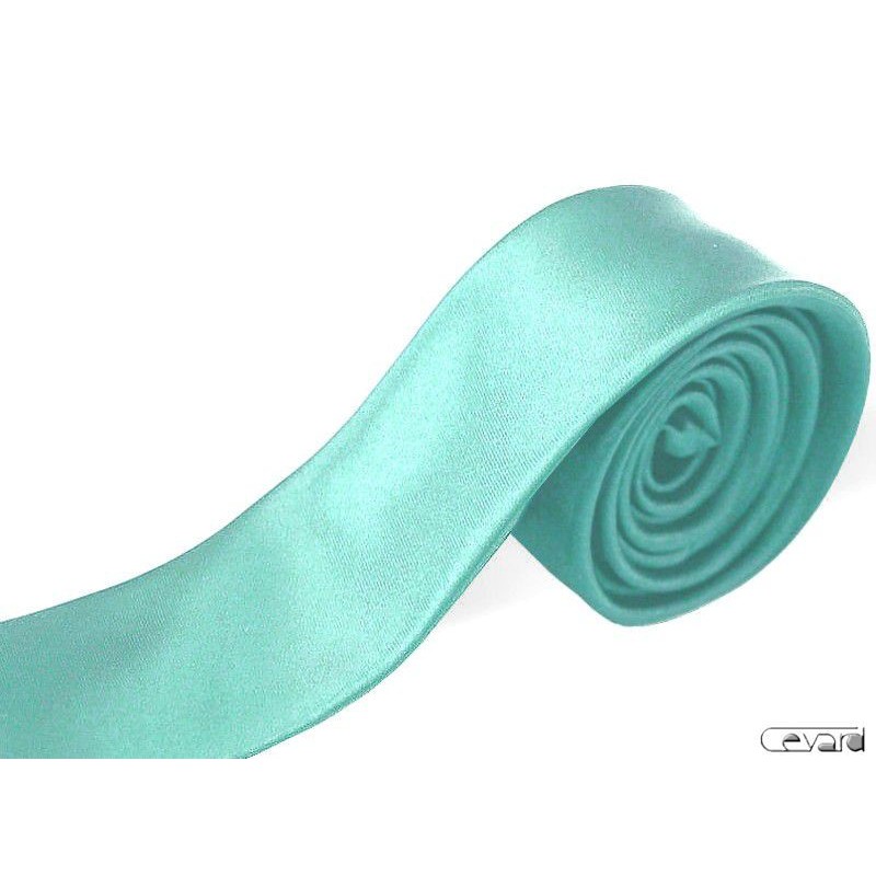 Mentolová slim kravata