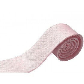 Púdrová ružová kravata štruktúrovaná Vincitore