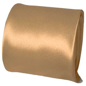 Zlatohnedá kravata s vreckovkou