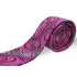 Cyklámenová kravata paisley slim