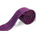 Cyklámenová kravata paisley slim