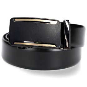 čierny kožený opasok