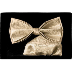 zlatý motýlik paisley