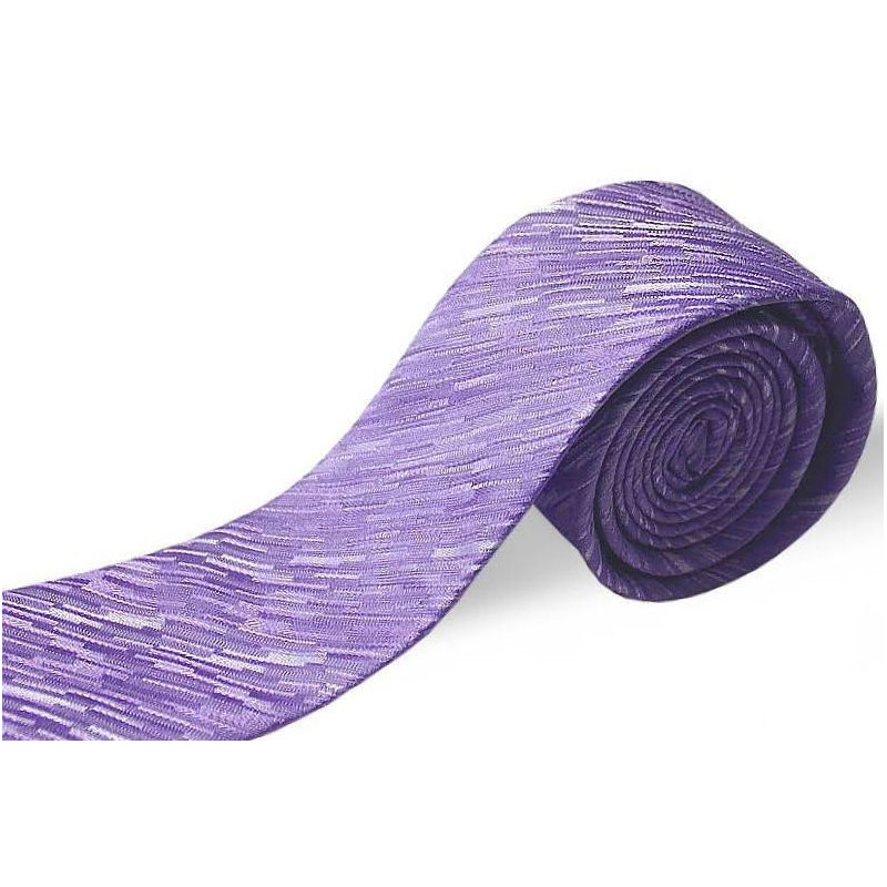 Fialová kravata štruktúrovaná