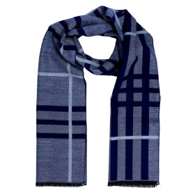 Pánsky šál modré káro