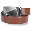 Kožený opasok svetlohnedý s automatickou sponou VINCITORE