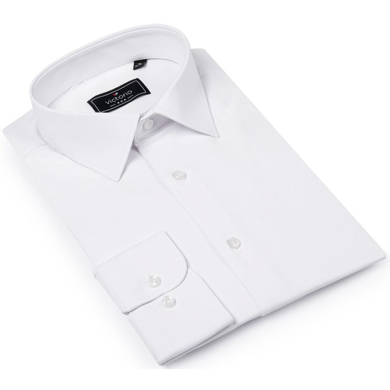Pánska košeľa biela slim fit Victorio