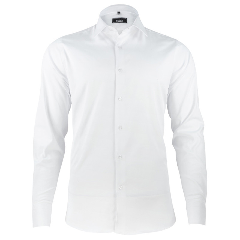 Pánska košeľa biela slim fit Victorio