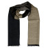 Pánsky šál obojstranný béžovo-grafitový