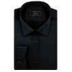 Pánska košeľa čierna slim fit Victorio matný lesk