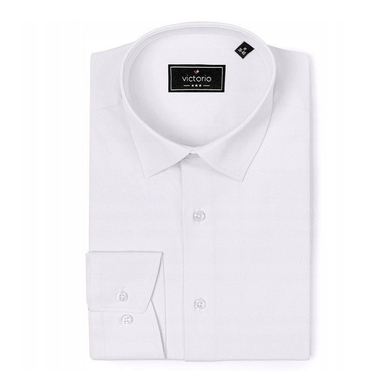 Biela košeľa slim fit Victorio
