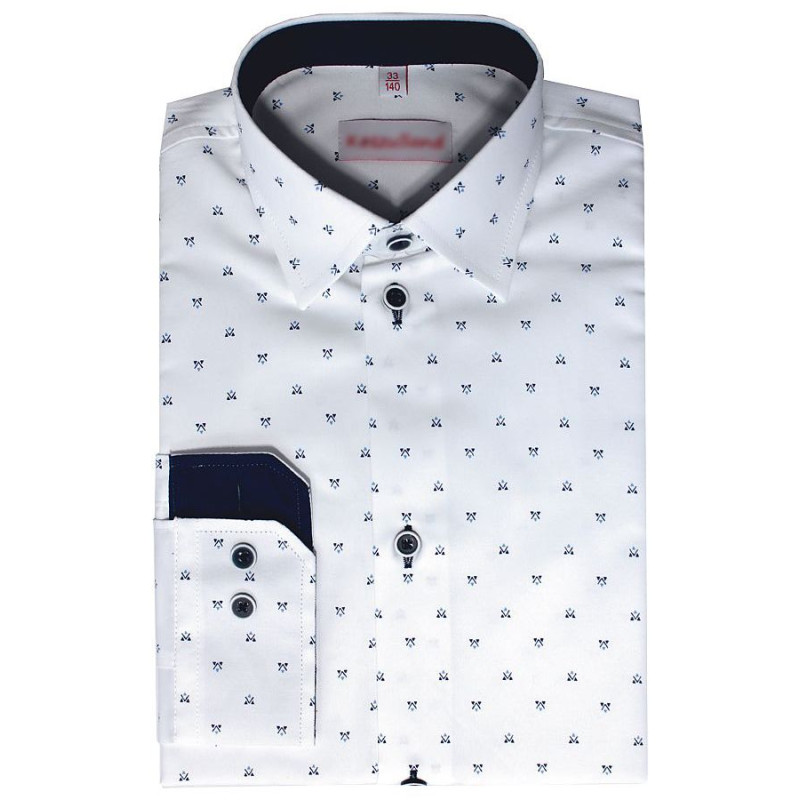 chlapčenská košeľa slim fit