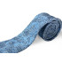 Svetlomodrá kravata paisley slim