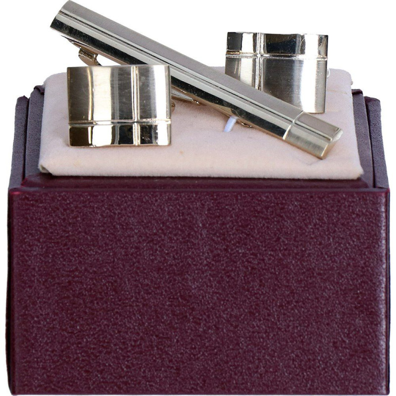 manžetové gombíky a spona