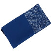 Elegantný pánsky šál modrý s bielym vzorom paisley